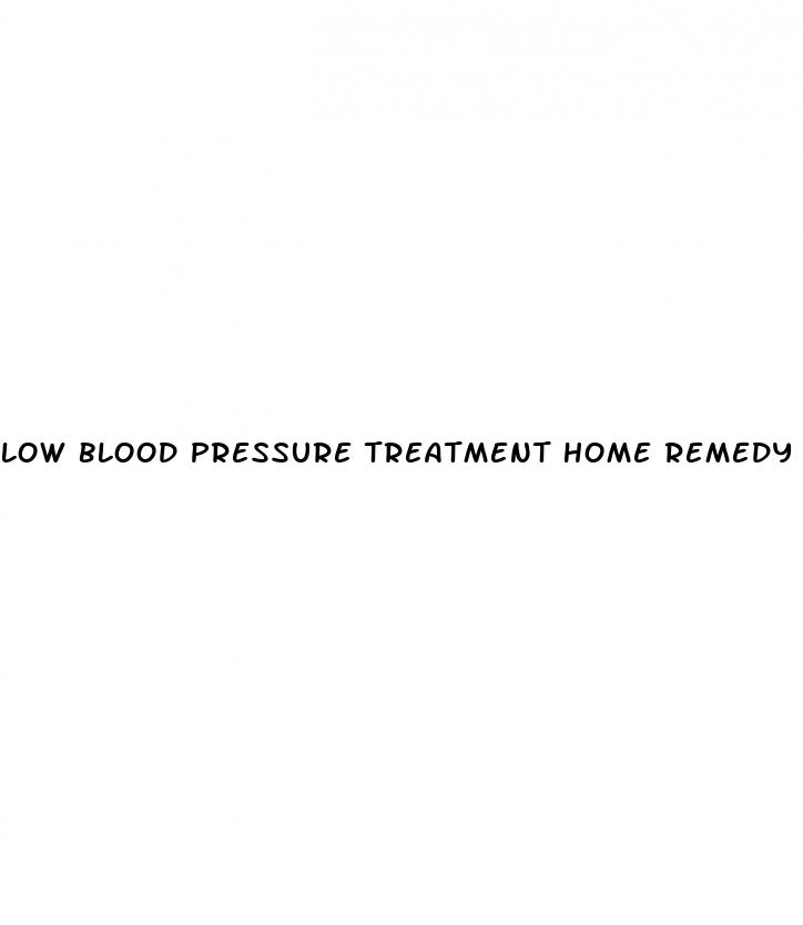 low blood pressure treatment home remedy