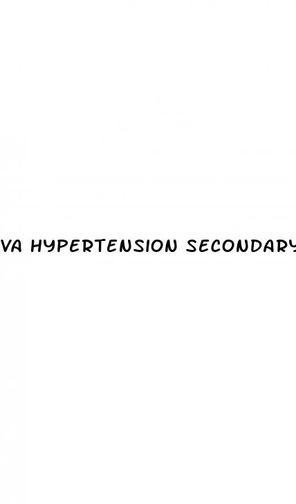 va hypertension secondary to sleep apnea