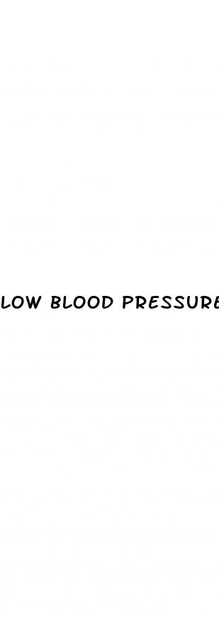 low blood pressure on beta blockers