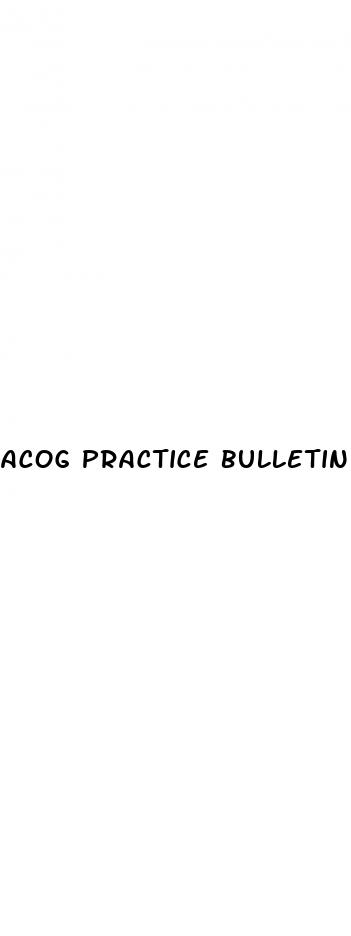 acog practice bulletin gestational hypertension