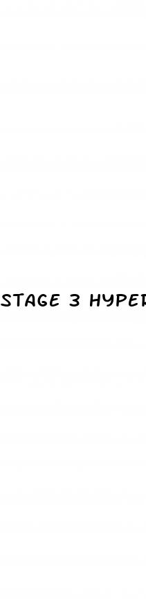 stage 3 hypertension definition