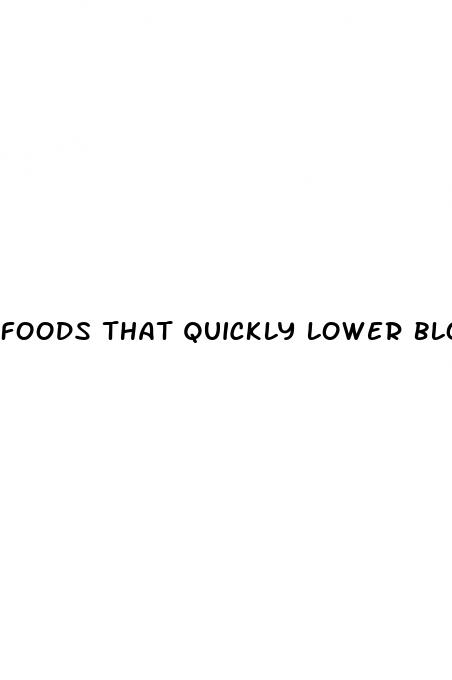 foods that quickly lower blood pressure
