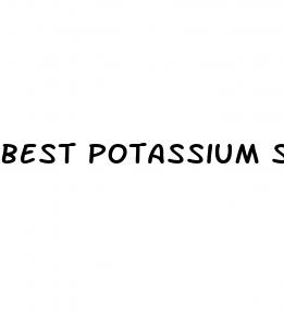 best potassium supplement to lower blood pressure