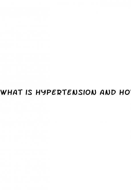 what is hypertension and how can it be controlled quizlet
