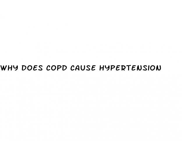why does copd cause hypertension