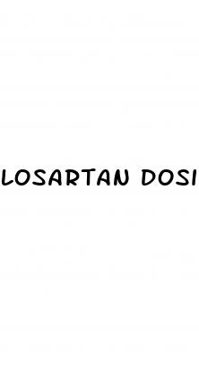 losartan dosing for hypertension