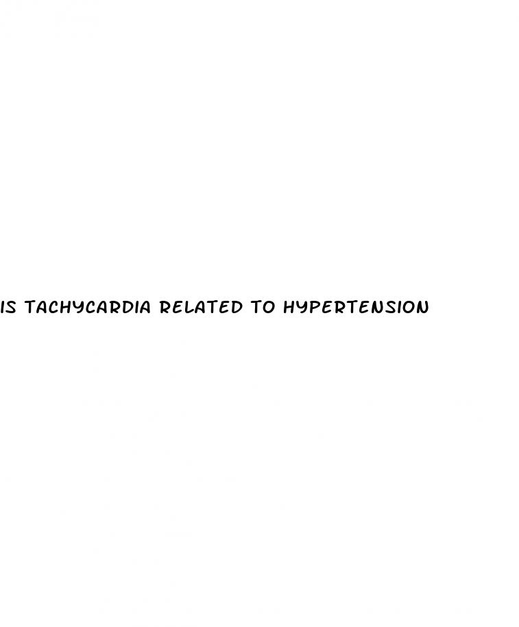 is tachycardia related to hypertension