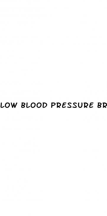 low blood pressure bronchitis