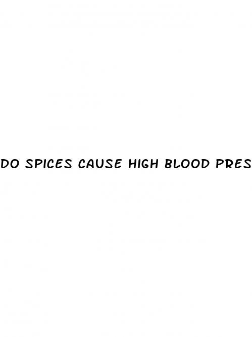 do spices cause high blood pressure