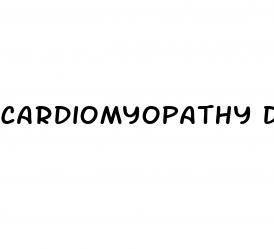 cardiomyopathy due to hypertension