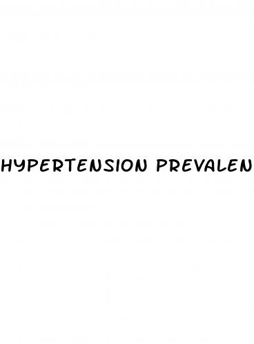 hypertension prevalence by age