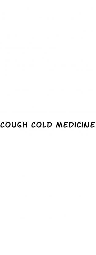 cough cold medicine high blood pressure