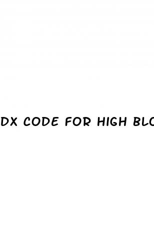 dx code for high blood pressure