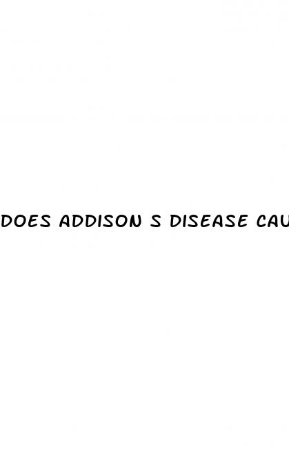 does addison s disease cause high blood pressure