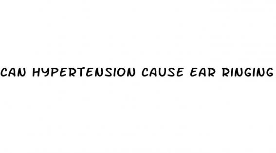 can hypertension cause ear ringing