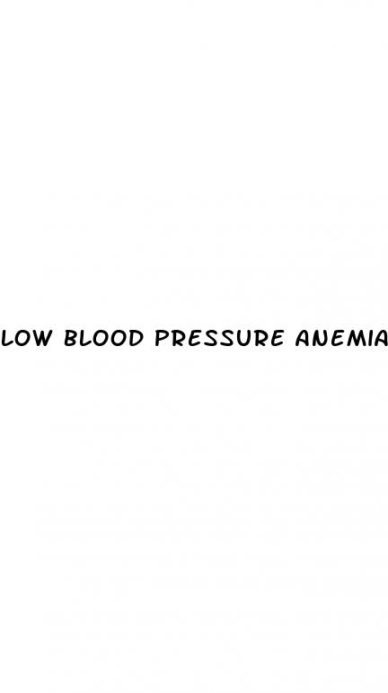 low blood pressure anemia fatigue