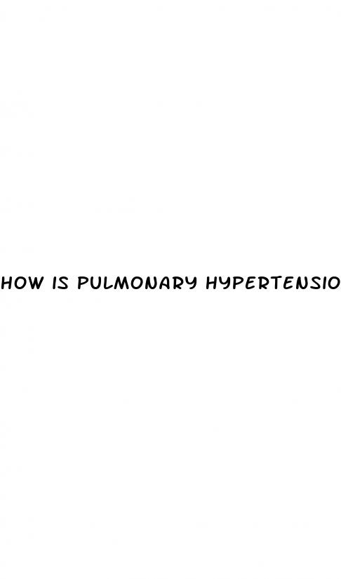 how is pulmonary hypertension diagnosed on echo