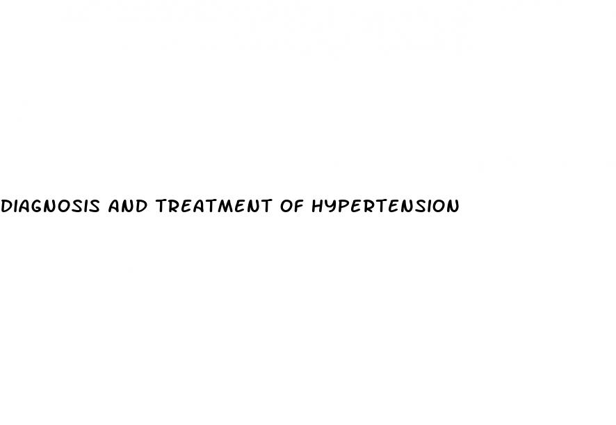 diagnosis and treatment of hypertension