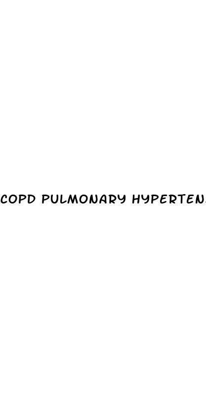 copd pulmonary hypertension treatment