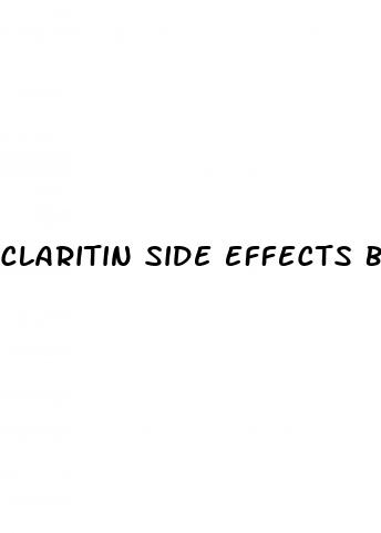 claritin side effects blood pressure