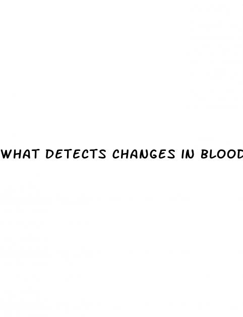 what detects changes in blood pressure