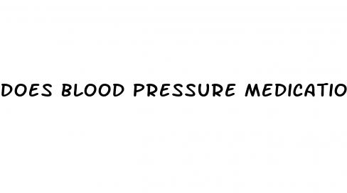does blood pressure medication affect heart rate