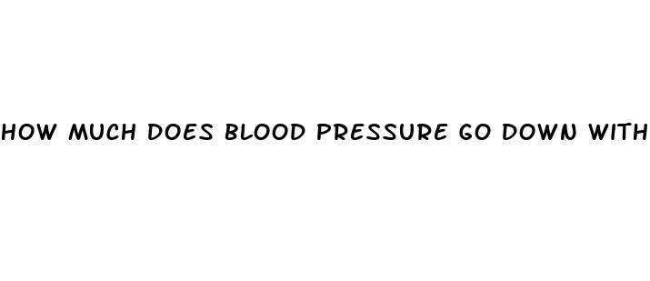 how much does blood pressure go down with weight loss