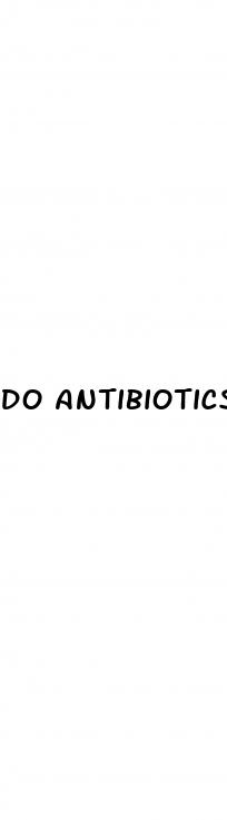 do antibiotics cause low blood pressure