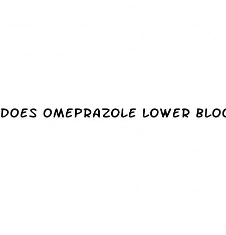 does omeprazole lower blood pressure