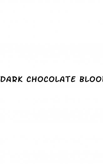 dark chocolate blood pressure