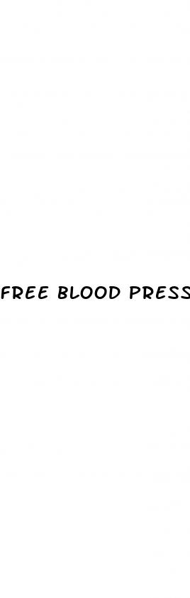 free blood pressure chart