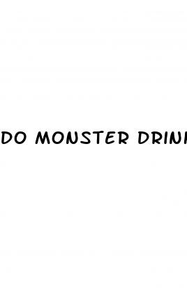 do monster drinks raise blood pressure