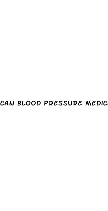 can blood pressure medicine cause high blood sugar