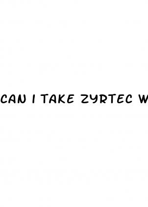 can i take zyrtec with high blood pressure