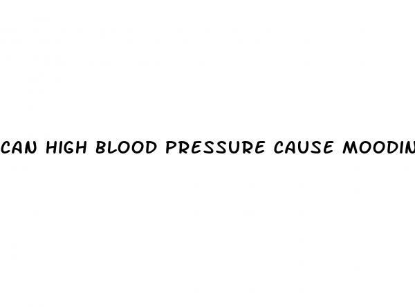 can high blood pressure cause moodiness
