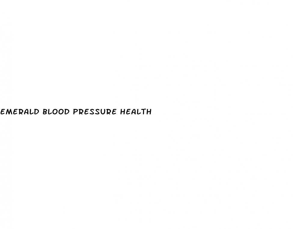 emerald blood pressure health