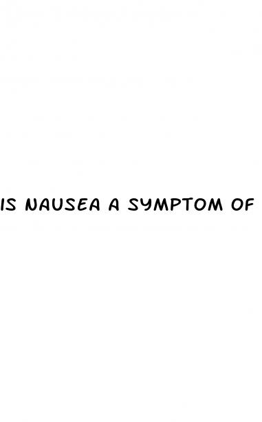 is nausea a symptom of high blood pressure