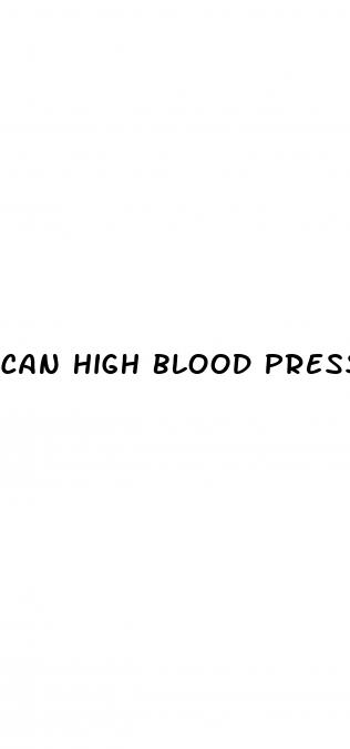 can high blood pressure affect vision