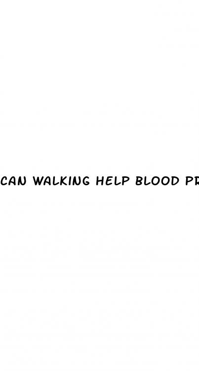 can walking help blood pressure