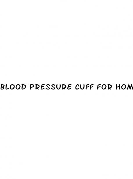 blood pressure cuff for home use