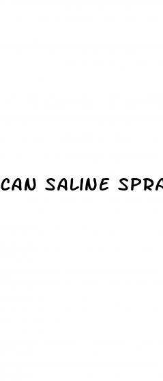 can saline spray raise blood pressure