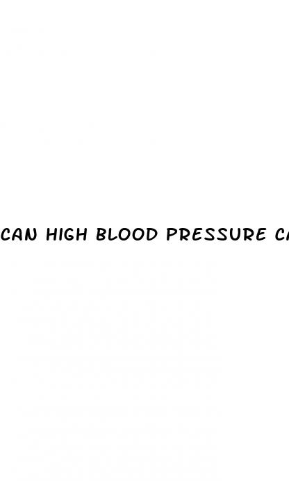 can high blood pressure cause vertigo or dizziness