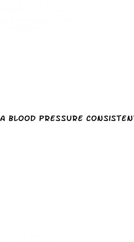 a blood pressure consistently below 90 60 indicates