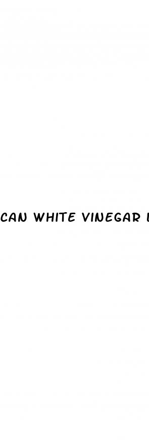 can white vinegar lower blood pressure