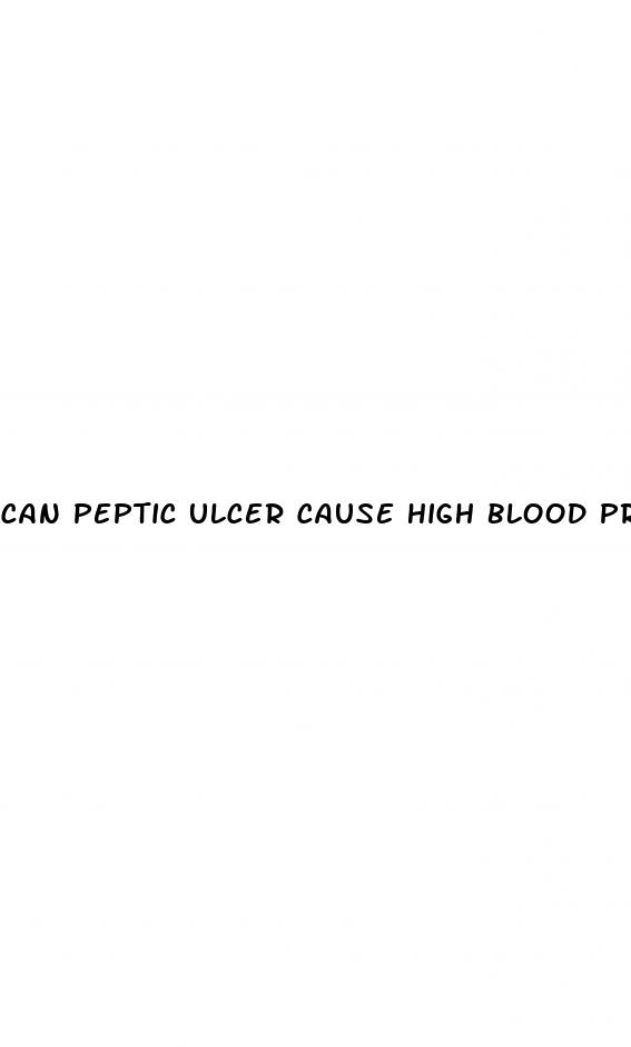 can peptic ulcer cause high blood pressure