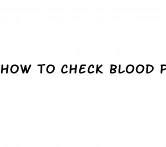 how to check blood pressure on leg