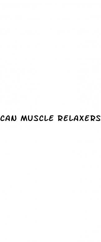 can muscle relaxers lower blood pressure
