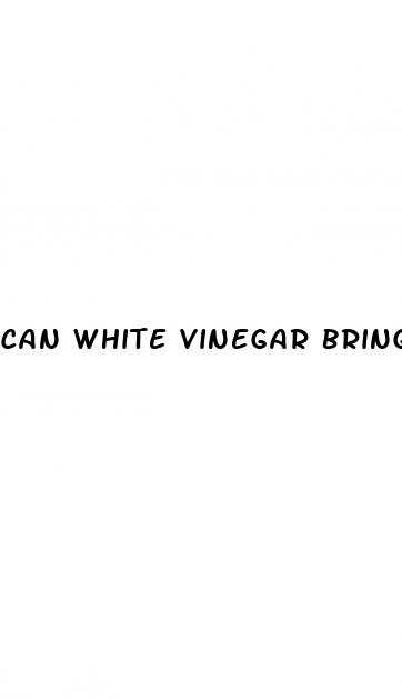 can white vinegar bring down blood pressure