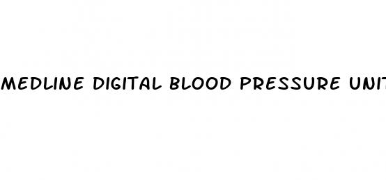 medline digital blood pressure unit