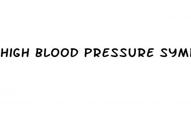 high blood pressure symptoms men